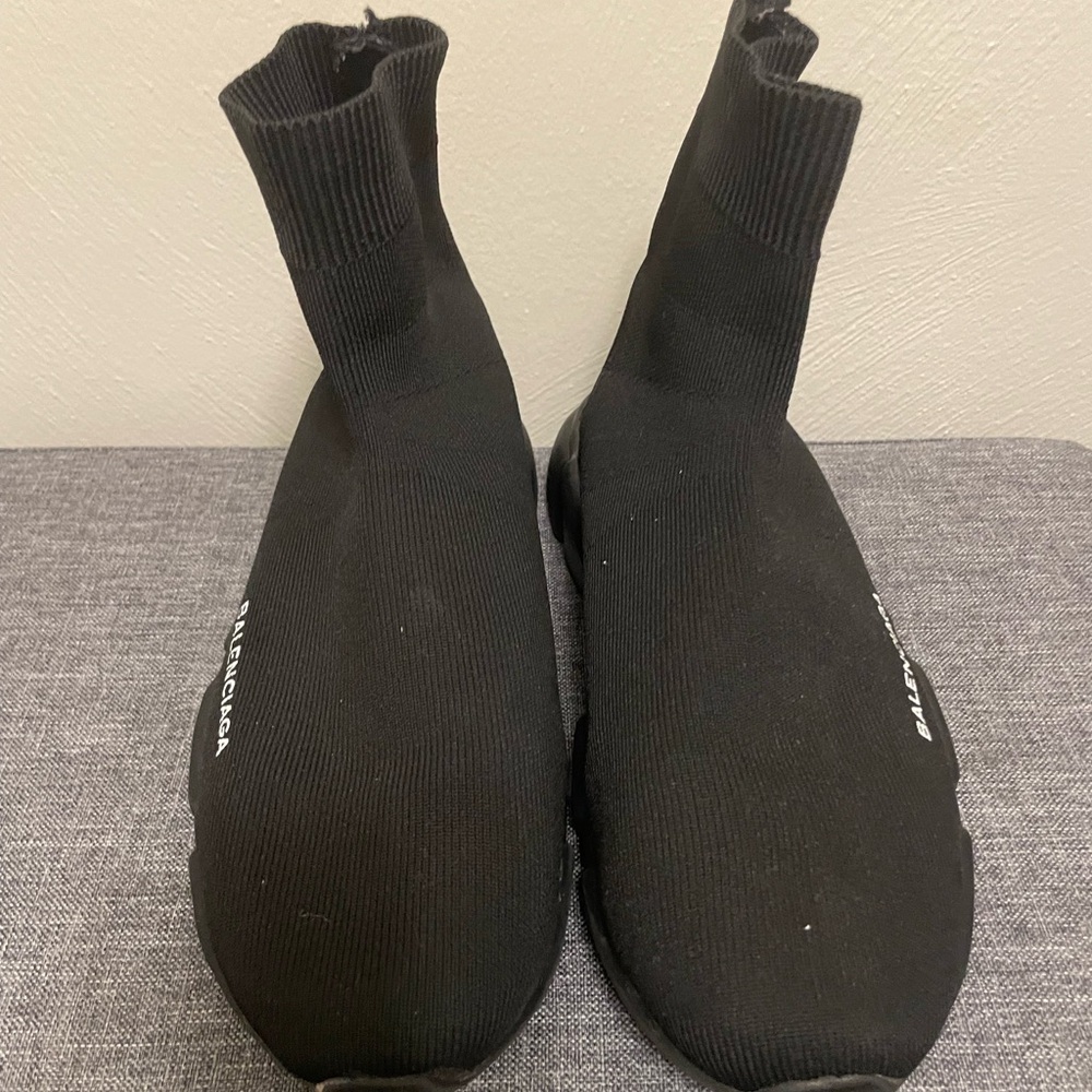 Balenciaga Men's Black Sock Sneakers - Picture 3 of 5